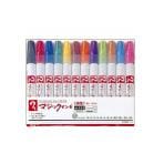 EC-M500C-12 12色セット 油性マーカー マジック マジックインキNo.500 細字 1.5～1.0mm 各色1本 寺西