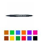 EC-MO-120-MC 油性マーカー マジック マッキー 極細字 1.0～1.3mm/0.5mm 1本 ゼブラ