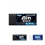 ハイポリマー消しゴム アイン 軽く消せるタイプ イレーサー 18×43mm ホワイト/ブラック 1個 ぺんてる EC-ZEAH06