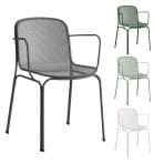 アダル ADAL ヴィラ アーム付き ミーティングチェア ダイニング スタッキング可能 屋外 アウトドア ガーデンチェア スチール製 幅580×奥行540×高さ770mm