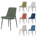 【法人様限定】OC-543 オフィスチェア カジュアルチェア ミーティングチェア 布張り 固定脚 幅445×奥行585×高さ795mm デスクチェア 事務椅子 ワークチェア