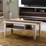 オルネ リビングテーブル 収納付き センターテーブル ナチュラル 幅790×奥行387×高さ361mm