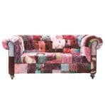 ASPLUND HALO BENSINGTON 2P SOFA VELVET PATCHWORK BOHEM 2人用 ソファ 幅1800×奥行960×高さ790mm