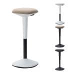 Work Plus JIGGLY スツール 丸椅子 会議椅子 ミーティングチェア 昇降式 バランスチェア スイング オフィスチェア 幅332×奥行332×高さ546～790mm WorkPlus