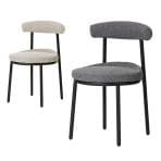 Work Plus ROTOM CHAIR ダイニングチェア ミーティングチェア オフィスチェア デスクチェア おしゃれ 布張り 幅490×奥行520×高さ780mm WorkPlus