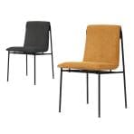 Work Plus FLONE SIDE CHAIR ダイニングチェア ミーティングチェア オフィスチェア デスクチェア おしゃれ 布張り 幅470×奥行560×高さ820mm WorkPlus