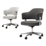 Work Plus NOG CASTER CHAIR ミーティングチェア オフィスチェア デスクチェア キャスター付き 昇降 布張り 幅650×奥行650×高さ800～865mm WorkPlus