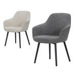 Work Plus HUGGLE ARM CHAIR ミーティングチェア ラウンジチェア オフィスチェア デスクチェア ダイニングチェア 在宅 幅630×奥行630×高さ840mm WorkPlus