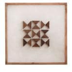 アートボード A 天然木 木製 古材 パイン古材 立体 3D 正方形 モダン 北欧 絵 アートパネル フレーム 立て掛け 壁掛け 壁面 壁画 幅620×奥行40×高さ620mm