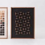 アートボード C 天然木 木製 古材 パイン古材 立体 3D 長方形 モダン 北欧 絵 アートパネル フレーム 立て掛け 壁掛け 壁面 壁画 幅620×奥行40×高さ820mm