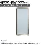 アクリルパネル (ブルースモーク) シルバーフレーム 幅600×高さ1300mm OG-136AB-S