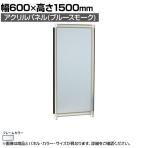 アクリルパネル (ブルースモーク) シルバーフレーム 幅600×高さ1500mm OG-156AB-S