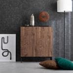 サイドボード ウッディモダン キャビネット 収納 日本製 ヴィンテージ 幅798×奥行347×高さ890mm