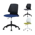 オフィスチェア ワークチェア シンプル コンパクト 省スペース 椅子 チェア 幅470×奥行530×座面高さ450～550mm