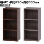 カラーボックス 収納ボックス 木製ラック キャビネット 3段 簡単組立仕様 幅415×奥行290×高さ880mm