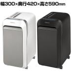 Fellowes フェローズ プロフェッショナルシュレッダー 業務用シュレッダー キャスター付き A4対応 カード裁断可 IntelliBAR搭載 マイクロカット 2×12mm 最大細断枚数:20枚 ダストボックス30L LX221