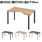 Garage(ガラージ) D3デスク 天板Mタイプ 木目 アジャスター脚 幅1200mm パソコンデスク 在宅勤務 テレワーク 幅1200×奥行700×高さ715mm
