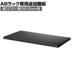 [オプション]【抗菌加工】Garage(ガラージ) 日本製 軽量棚ABラック 追加棚板 1枚 収納棚 業務用 物品棚 倉庫 幅1212×奥行612mm用 AB-T1260-1【SIAA】