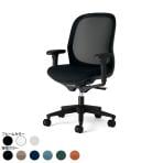 プラス Fita2(フィータ2) オフィスチェア 事務イス 背メッシュ 樹脂脚 アジャスト肘 ナイロンキャスター