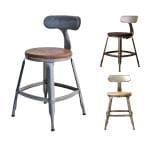 GART(ガルト) 1281 CHAIR チェア ダイニングチェア オフィスチェア 椅子 イス スチール脚 幅390×奥行440×高さ710(座面高さ470)mm