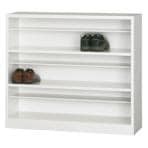 SBK シューズボックス 3段 オープンタイプ 中棚付き スチール ホワイトグレー 幅1000×奥行330×高さ890mm 【国産】 【完成品】 SBK-3 下駄箱 靴箱 シューズラック