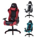 ゲーミングチェア IRS レーシングチェア 人間工学 負担軽減 PCワーク 可動肘 幅705×奥行600×高さ1235～1315mm