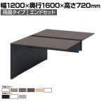【本体】ITOKI(イトーキ) INTERLINK R インターリンクRパネル脚・両面タイプエンドセット フリーアドレスデスク 幅1200×奥行1600×高さ720mm CLR-126EES