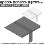 【追加/増設用】ITOKI(イトーキ) アフィーノ ワークベンチ 両面タイプ 木製脚 会議机 アクリル化粧板 幅1600×奥行1600×高さ720mm 日本製