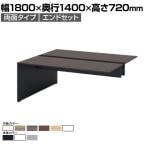 【本体】ITOKI(イトーキ) INTERLINK R インターリンクRパネル脚・両面タイプエンドセット フリーアドレスデスク 幅1800×奥行1400×高さ720mm CLR-184EES