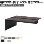 【本体】ITOKI(イトーキ) INTERLINK R インターリンクRパネル脚・両面タイプエンドセット フリーアドレスデスク 幅2000×奥行1400×高さ720mm CLR-204EES