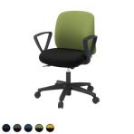 ITOKI ボニートチェア セレクトタイプ ループ肘付き オフィスチェア 抗ウイルス布張り コンビ張り ナイロン双輪キャスター KT-176PV