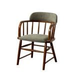 ACME Furniture ファブリック カーキ オーク アームチェア ダイニングチェア 幅535×奥行555×高さ755mm OAKS ARM CHAIR