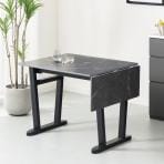 幅900mm 幅1200mm 伸長式 ダイニングテーブル メラミン NOAS 大理石調 エクステンション テーブル 伸縮 2人 4人 食卓テーブル おしゃれ モダン 黒 ブラック 白 ホワイト
