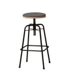 【MASH】 Glam グラム スツールHigh ワークスツール ハイタイプ 座面昇降機能 張地:ファブリック フレーム:スチール