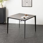 【設置無料】ダイニングテーブル オーヴ ORV セラミック 大理石調 スチール脚 耐熱 コンセント付き シンプル モダン テーブル 2人 食卓テーブル セラミックテーブル ワークテーブル 幅898×奥行898×高さ714mm