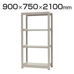 【本体】スチールラック 中量 500kg-単体 4段/幅900×奥行750×高さ2100mm/KT-KRL-097521-S4