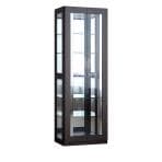 モリタインテリア ハイタイプ コレクションケース ガラス LED 照明付き 背面ミラー 収納 棚 ショーケース フィギュアケース コレクションボード ディスプレイラック 幅594×奥行411×高さ1750mm