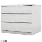 3段チェスト クローゼット収納 衣類収納 整理タンス 押入れ収納 桐材 シンプル 国産 日本製 幅684×奥行550×高さ580mm