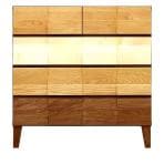 4段チェスト 衣類収納 整理タンス 収納 天然木 無垢材 桐材 シンプル 国産 日本製 幅782×奥行435×高さ799mm