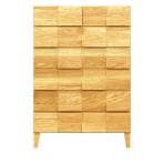 6段チェスト 衣類収納 整理タンス 収納 オーク 無垢材 桐材 シンプル 国産 日本製 幅幅782×奥行435×高さ1141mm