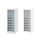 【ホワイト:次回入荷未定】フロアケース A4対応 引き出し 浅6深6段 NB-AF-H12【ニューグレー・ホワイト】 書類整理ケース オフィスチェスト 収納棚  レターケース 収納ケース 書類収納 収納用品