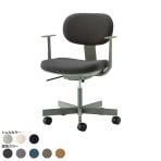 ノーリツイス(NORITSUISU) DIPchair ディップチェア オフィスチェア デスクチェア 事務椅子 ファブリック 在宅 背ロッキング機能 肘付き 布張り 日本製 国産 DC-TA12G 幅570×奥行500×高さ785～865mm