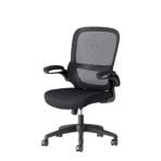 オフィスチェア LF-002 背座一体ロッキング アームアップ肘 上下昇降可能 ランバーサポート 背面メッシュ キャスター付き デスクチェア メッシュチェア 事務椅子 テレワーク 在宅 椅子