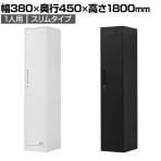 OCスチールロッカー 1人用 スリムスチールロッカー 1列1段 シリンダー錠 鍵付き 幅380×奥行450×高さ1800mm オフィスロッカー パーソナルロッカー 個人ロッカー 更衣室ロッカー シューズロッカー