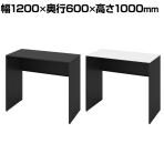 オカムラ ソリスト Soliste ハイタイプ 3K2GNE オフィスデスク スタンディングデスク 平机 幅1200×奥行600×高さ1000mm 幕板付き 配線ダクト付き 塗装天板 パネル脚(ブラック) 天板(ブラック/ホワイト)