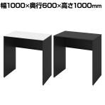 オカムラ ソリスト Soliste ハイタイプ 3K2GNF オフィスデスク スタンディングデスク 平机 幅1000×奥行600×高さ1000mm 幕板付き 配線ダクト付き 塗装天板 パネル脚(ブラック) 天板(ブラック/ホワイト)