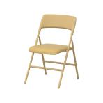 オカムラ ライブス Lives フォールディングチェア Folding Chair 8159DX FXW7 折りたたみ椅子 パイプイス 座パッドタイプ 座面布張り イエローシェル