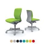 オカムラ スラート sulato C331GR オフィスチェア 肘なし ローバック 樹脂脚 ナイロンキャスター 布張り グレーシェル