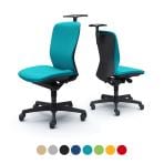 オカムラ スラート sulato C336JR オフィスチェア 肘なし ハイバック 樹脂脚 ゴムキャスター ハンガー付き 布張り ブラックシェル