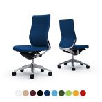 オカムラ コーラル Choral CQ37BS オフィスチェア 肘なし ハイバック アルミ脚 ランバー付き クッションタイプ 布張り ポリッシュフレーム ブラックボディ